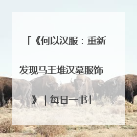 《何以汉服：重新发现马王堆汉墓服饰》｜每日一书