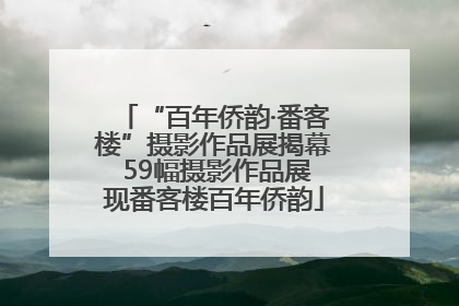 “百年侨韵·番客楼”摄影作品展揭幕 59幅摄影作品展现番客楼百年侨韵