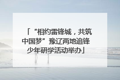 “相约雷锋城，共筑中国梦”豫辽两地追锋少年研学活动举办