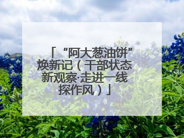“阿大葱油饼”焕新记（干部状态新观察·走进一线探作风）