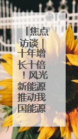 焦点访谈｜十年增长十倍！风光新能源推动我国能源转型提质焕“新”