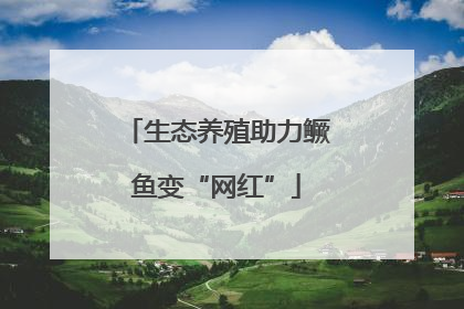 生态养殖助力鳜鱼变“网红”