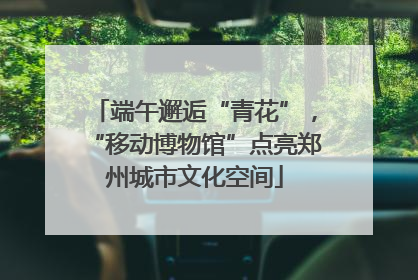 端午邂逅“青花”，“移动博物馆”点亮郑州城市文化空间