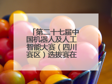 第二十七届中国机器人及人工智能大赛（四川赛区）选拔赛在德阳广汉举行