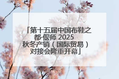 第十五届中国布鞋之都·偃师 2025 秋冬产销（国际贸易）对接会隆重开幕