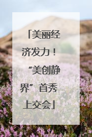 美丽经济发力！“美创静界”首秀上交会