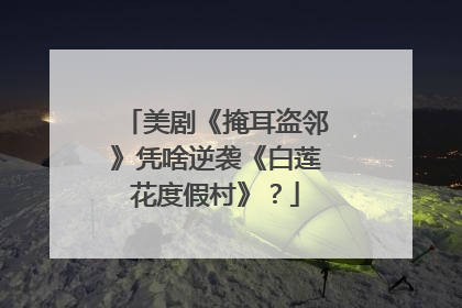 美剧《掩耳盗邻》凭啥逆袭《白莲花度假村》？