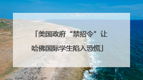 美国政府“禁招令”让哈佛国际学生陷入恐慌
