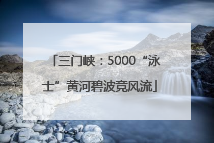 三门峡：5000“泳士”黄河碧波竞风流