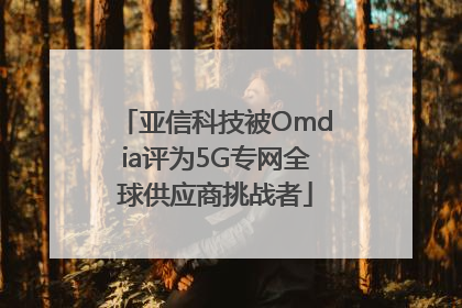 亚信科技被Omdia评为5G专网全球供应商挑战者