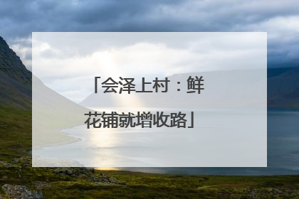 会泽上村：鲜花铺就增收路