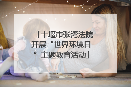 十堰市张湾法院开展“世界环境日”主题教育活动