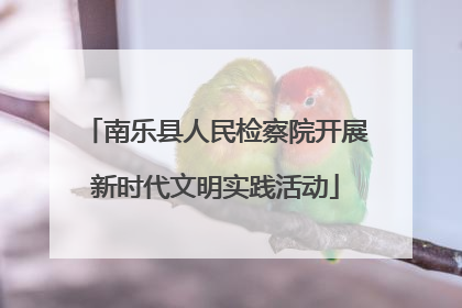 南乐县人民检察院开展新时代文明实践活动