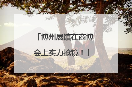 博州展馆在商博会上实力抢镜！