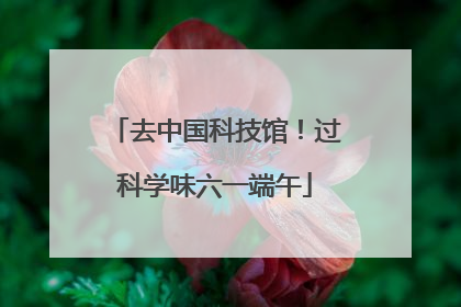 去中国科技馆！过科学味六一端午