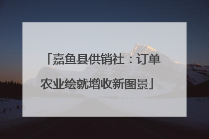 嘉鱼县供销社：订单农业绘就增收新图景