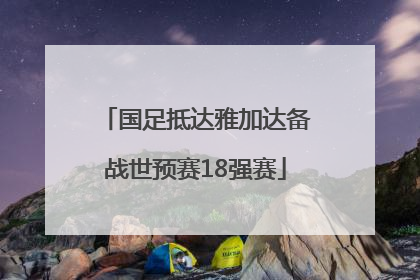 国足抵达雅加达备战世预赛18强赛