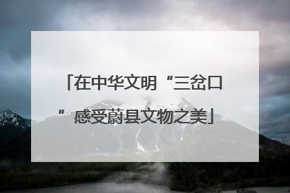 在中华文明“三岔口”感受蔚县文物之美