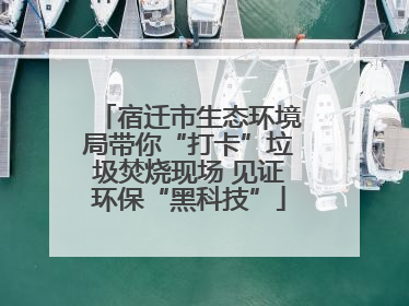 宿迁市生态环境局带你“打卡”垃圾焚烧现场 见证环保“黑科技”