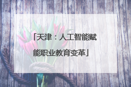 天津：人工智能赋能职业教育变革
