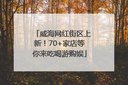 威海网红街区上新！70+家店等你来吃喝游购娱