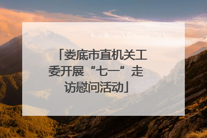 娄底市直机关工委开展“七一”走访慰问活动