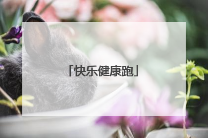 快乐健康跑