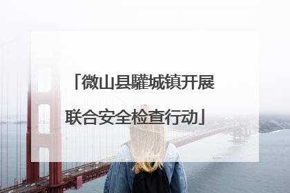 微山县驩城镇开展联合安全检查行动