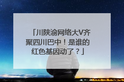 川陕渝网络大V齐聚四川巴中！是谁的红色基因动了？