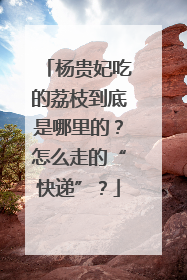 杨贵妃吃的荔枝到底是哪里的？怎么走的“快递”？