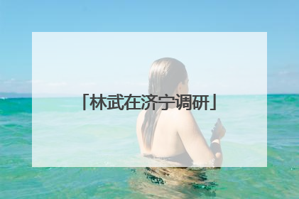 林武在济宁调研