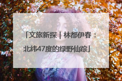 文旅新探｜林都伊春：北纬47度的绿野仙踪