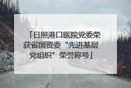 日照港口医院党委荣获省国资委“先进基层党组织”荣誉称号
