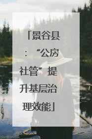 景谷县：“公房社管”提升基层治理效能