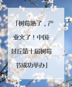 树莓熟了，产业火了！中国·封丘第十届树莓节成功举办