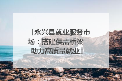 永兴县就业服务市场：搭建供需桥梁 助力高质量就业