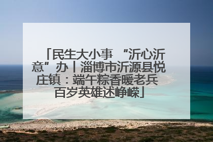 民生大小事 “沂心沂意”办丨淄博市沂源县悦庄镇：端午粽香暖老兵 百岁英雄述峥嵘