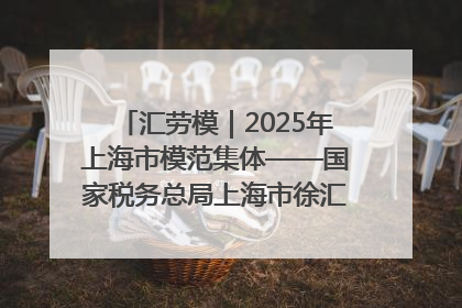 汇劳模｜2025年上海市模范集体——国家税务总局上海市徐汇区税务局第一税务所