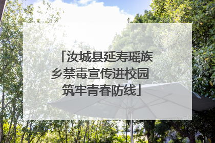 汝城县延寿瑶族乡禁毒宣传进校园 筑牢青春防线