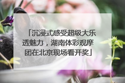 沉浸式感受超级大乐透魅力，湖南体彩观摩团在北京现场看开奖