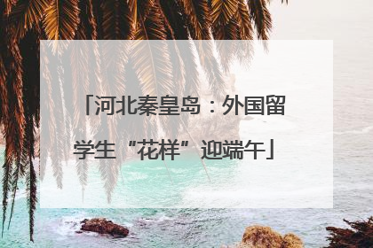 河北秦皇岛：外国留学生“花样”迎端午