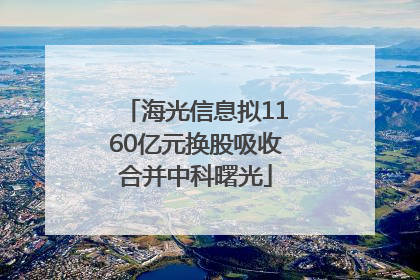 海光信息拟1160亿元换股吸收合并中科曙光