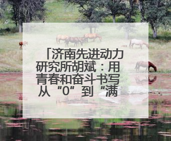 济南先进动力研究所胡斌：用青春和奋斗书写从“0”到“满园春色”的科研故事