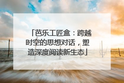 芭乐工匠盒：跨越时空的思想对话，塑造深度阅读新生态
