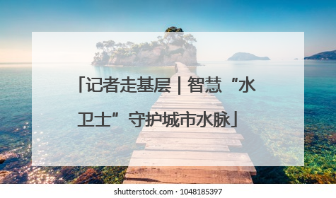 记者走基层｜智慧“水卫士”守护城市水脉