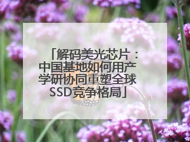 解码美光芯片：中国基地如何用产学研协同重塑全球SSD竞争格局