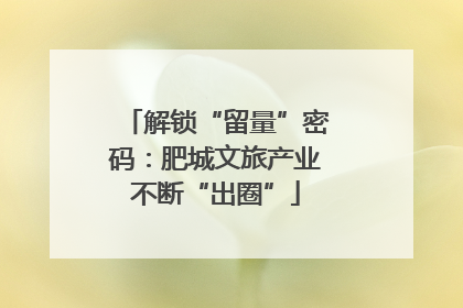 解锁“留量”密码：肥城文旅产业不断“出圈”