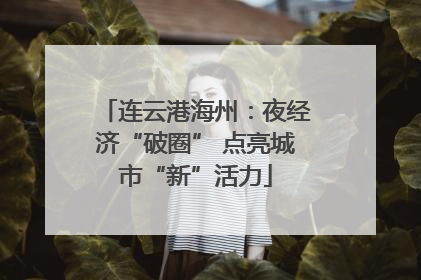 连云港海州：夜经济“破圈” 点亮城市“新”活力