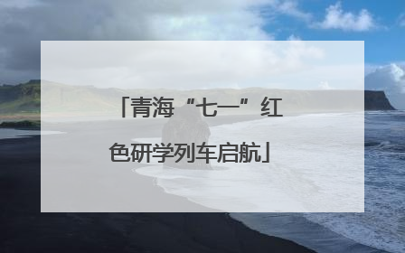 青海“七一”红色研学列车启航