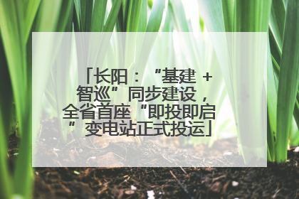 长阳：“基建 + 智巡”同步建设，全省首座“即投即启”变电站正式投运